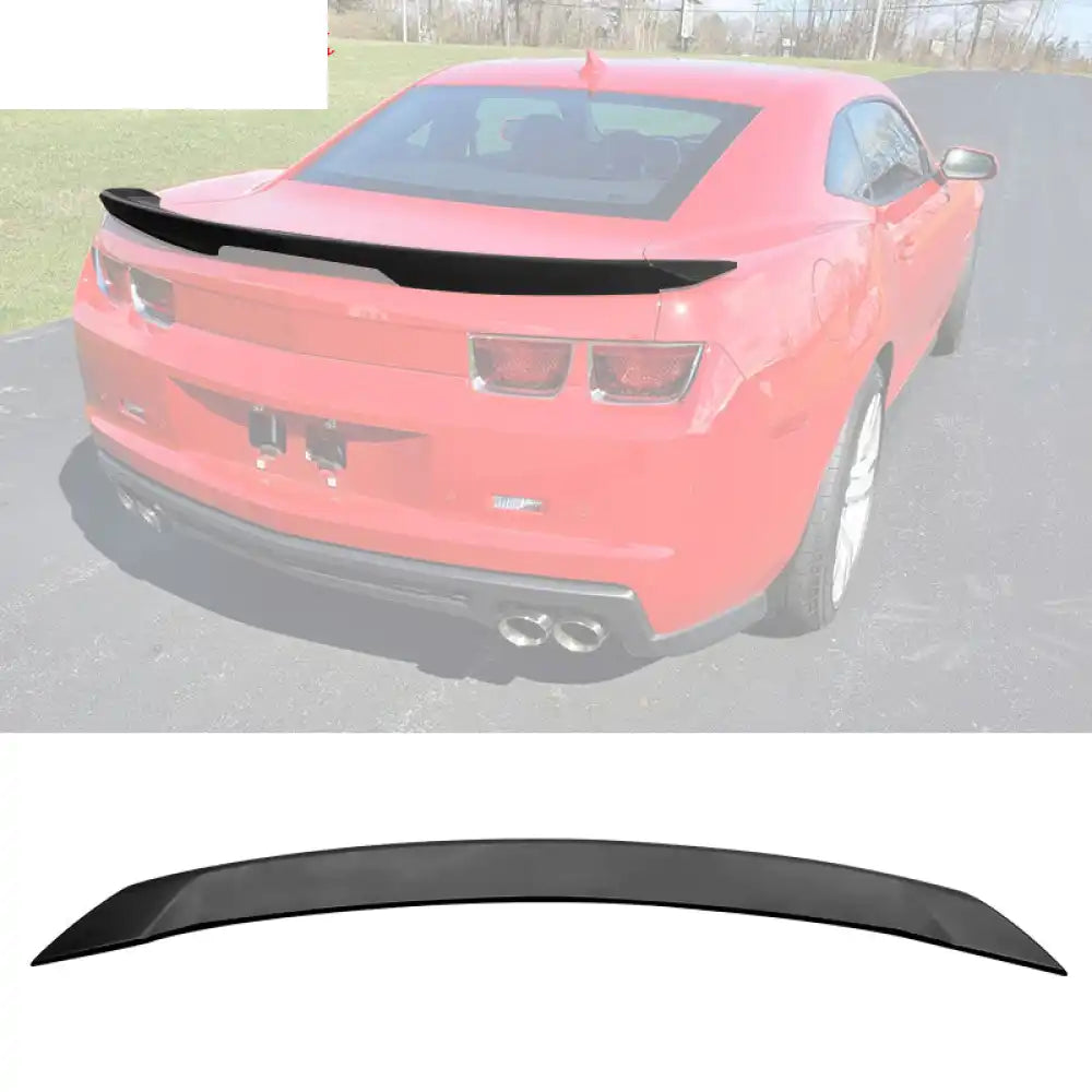2010-2013 Chevy Camaro ZL1 Painted Color ABS Trunk Spoiler W/ LED Lamp Matte Black