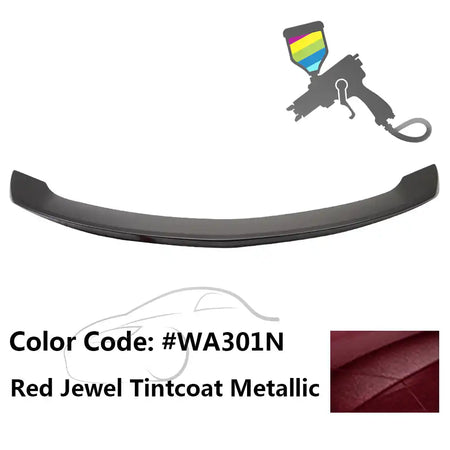 2010-2013 Chevy Camaro ZL1 Painted Color ABS Trunk Spoiler W/ LED Lamp Painted #WA301N Red Jewel Tintcoat Metallic