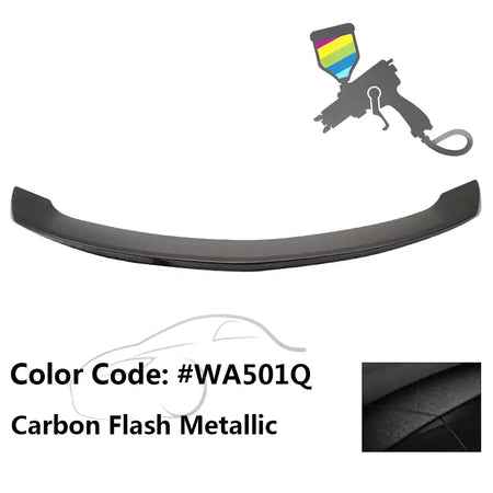 2010-2013 Chevy Camaro ZL1 Painted Color ABS Trunk Spoiler W/ LED Lamp Painted #WA501Q Carbon Flash Metallic