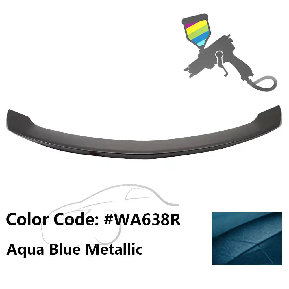 2010-2013 Chevy Camaro ZL1 Painted Color ABS Trunk Spoiler W/ LED Lamp Painted #WA638R Aqua Blue Metallic