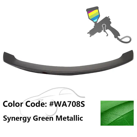 2010-2013 Chevy Camaro ZL1 Painted Color ABS Trunk Spoiler W/ LED Lamp Painted #WA708S Synergy Green Metallic