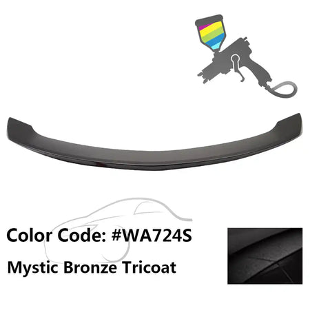 2010-2013 Chevy Camaro ZL1 Painted Color ABS Trunk Spoiler W/ LED Lamp Painted #WA724S Mystic Bronze Tricoat
