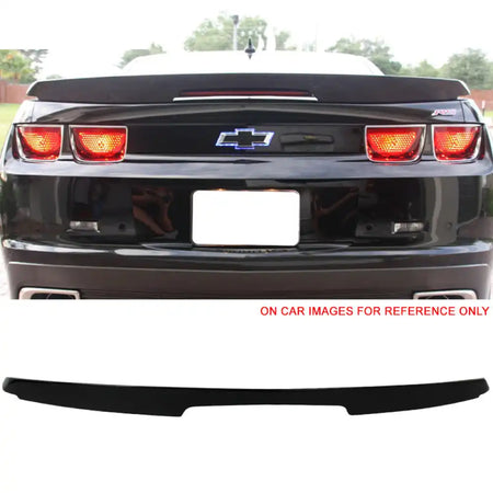 2010-2013 Chevy Camaro ZL1 Painted Color ABS Trunk Spoiler W/ LED Lamp Painted #WA8555 Black