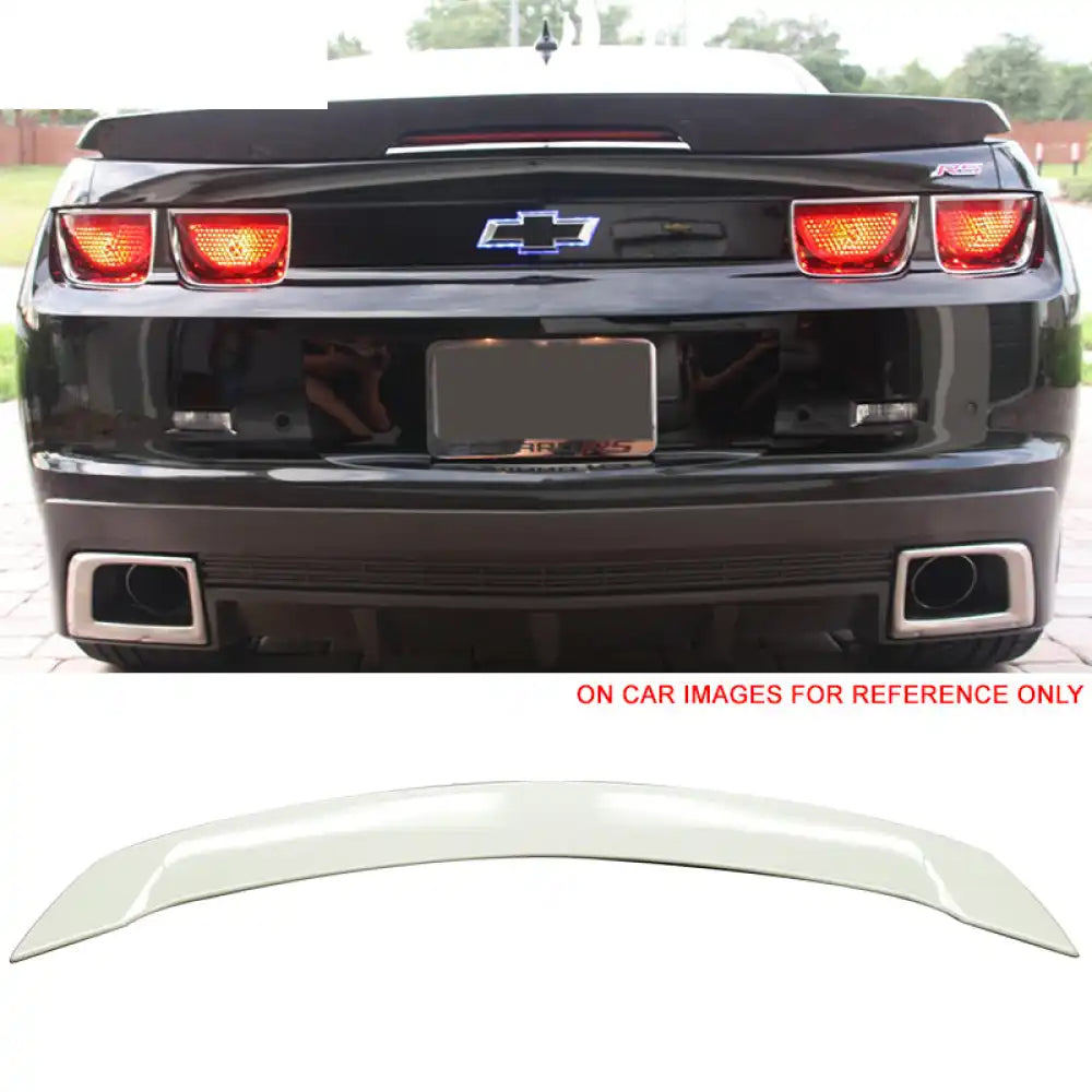 2010-2013 Chevy Camaro ZL1 Painted Color ABS Trunk Spoiler W/ LED Lamp Painted #WA8624 Olympic White