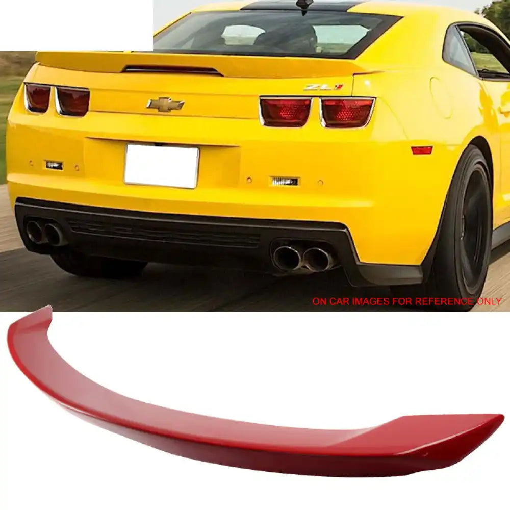 2010-2013 Chevy Camaro ZL1 Painted Color ABS Trunk Spoiler W/ LED Lamp Painted #WA9260 Victory Red