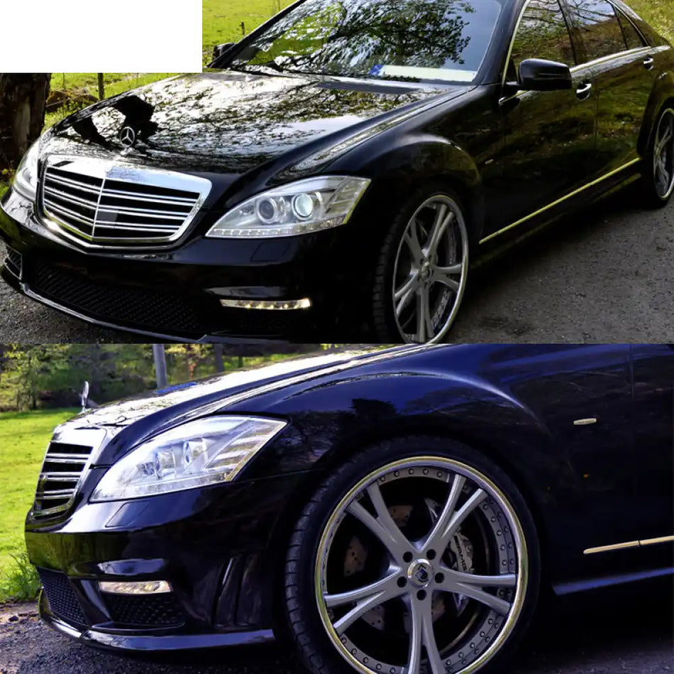 2010-2013 Mercedes-Benz W221 S Class Front Bumper Hood Grille ABS