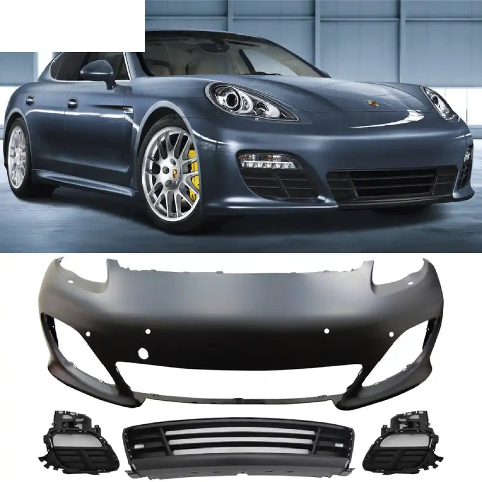 2010-2013 Porsche Panamera 4S Style Unpainted Front Bumper Cover PP