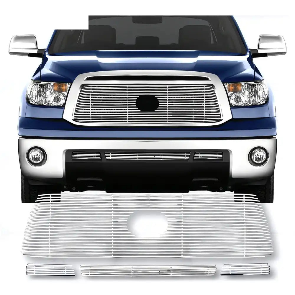 2010-2013 Toyota Tundra Billet Chrome Front Grille Stainless Steel 4PC