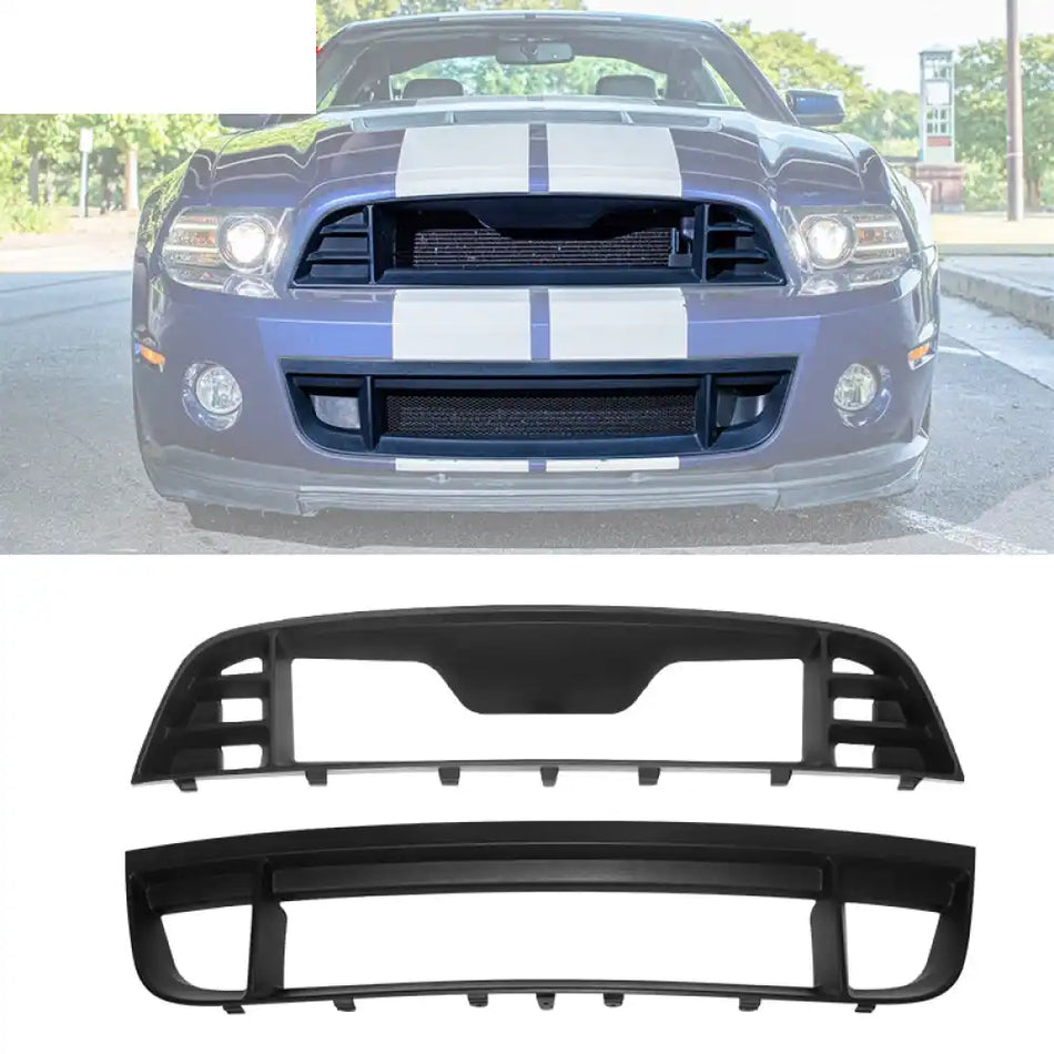2010-2014 Ford Mustang GT500 OE Factory Style Upper Lower Grille Cover