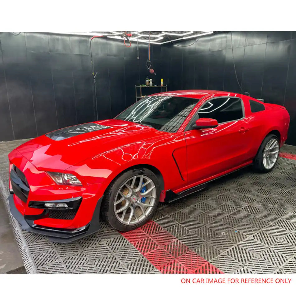 2010-2014 Ford Mustang GT500 Style Unpainted Front Hood Panel Aluminum