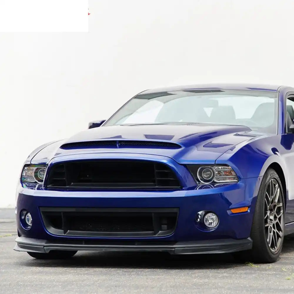 2010-2014 Ford Mustang GT500 Upper Lower Grille + Front Bumper Lip PP