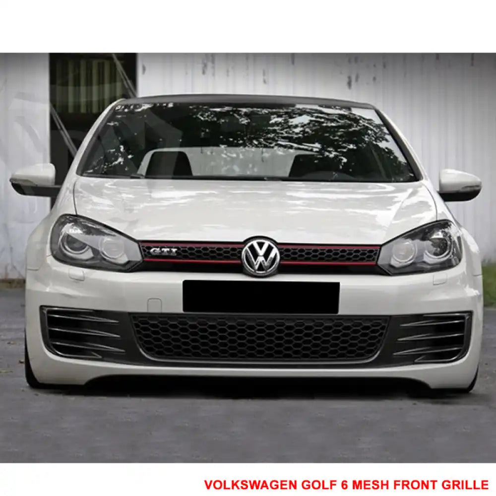 2010-2014 Volkswegen Golf TDI Jetta MK6 Honeycomb Mesh Front Grille
