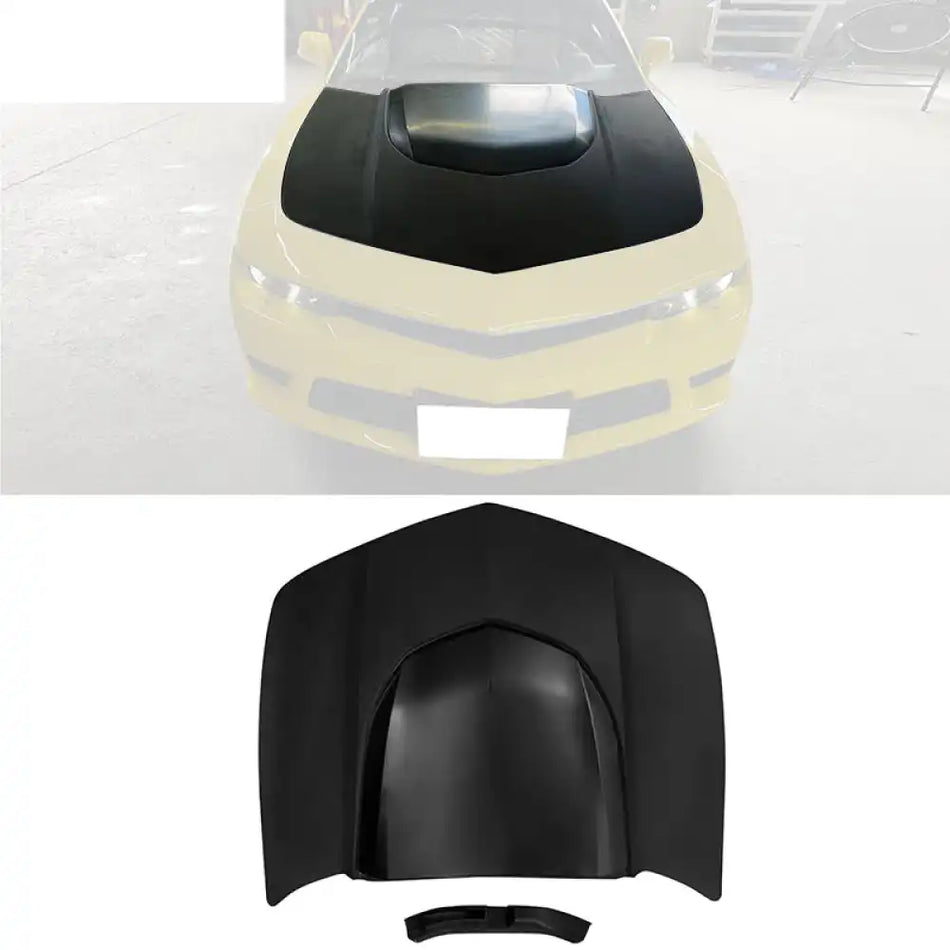 2010-2015 Chevrolet Camaro ZL1 Black Front Bumper Car Hood Aluminum