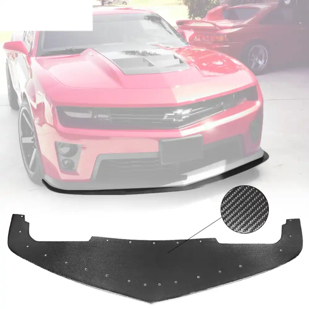 2010-2015 Chevy Camaro ZL1 DS Style Front Bumper Lip Carbon Fiber CF Carbon Fiber