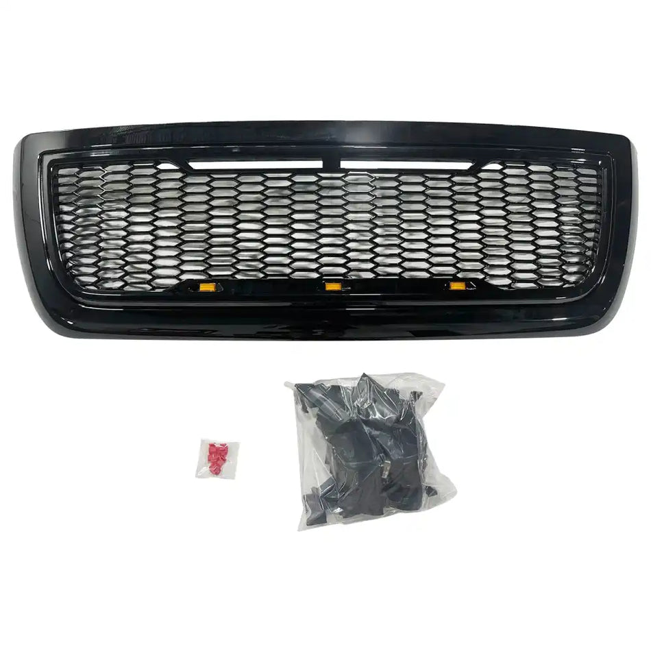 2010-2018 Ram 2500 Raptor Inspired Style Grille Gloss Black w/ LED