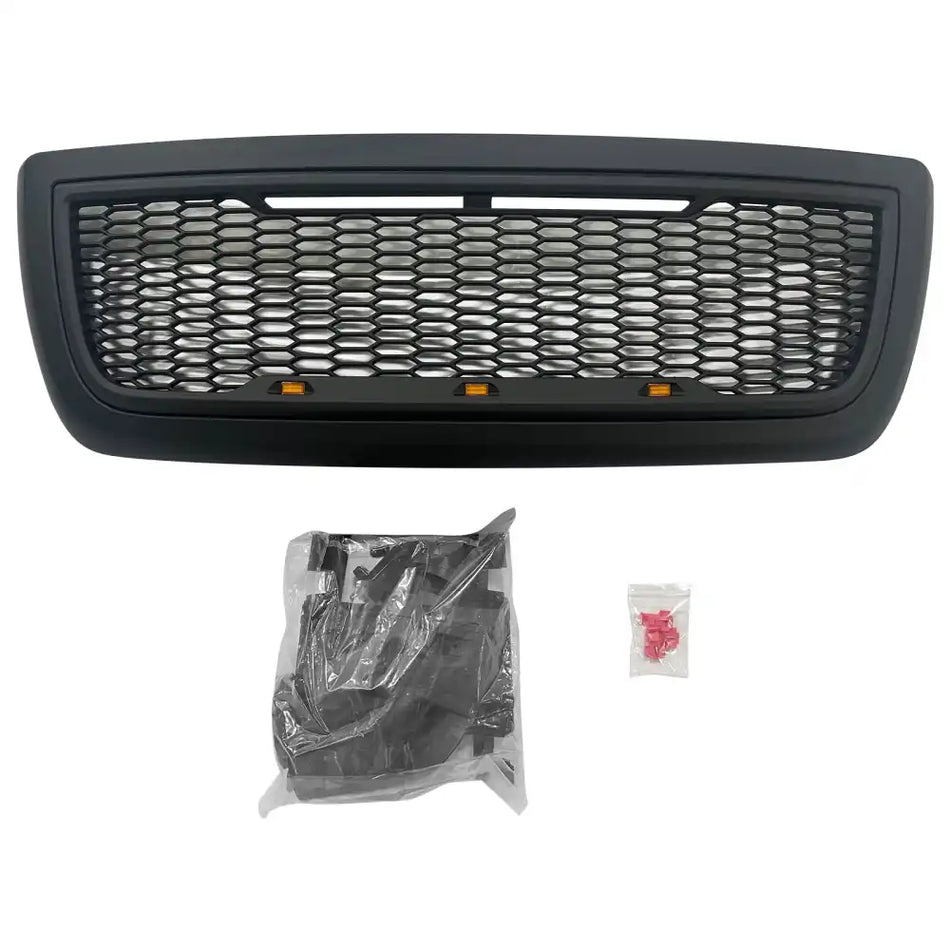 2010-2018 Ram 2500 Raptor Inspired Style Grille Matte Black w/ LED