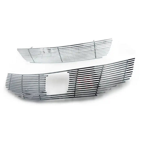2011-2012 Honda Accord Sedan Front Upper + Lower Billet Grille Insert Chrome