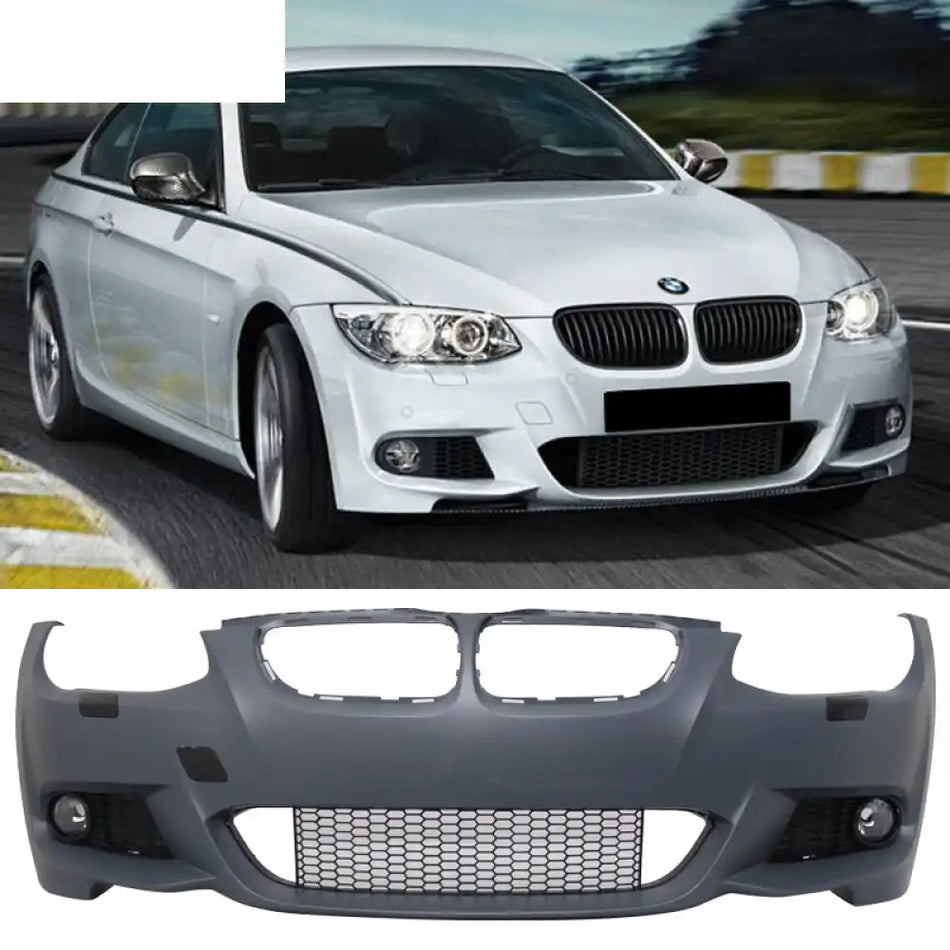 2011-2013 BMW E92 LCI M-T Msport Front Bumper Cover + Fog Lamps