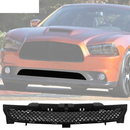 2011-2013 Dodge Charger Bentley Mesh Style Chrome Front Lower Grille