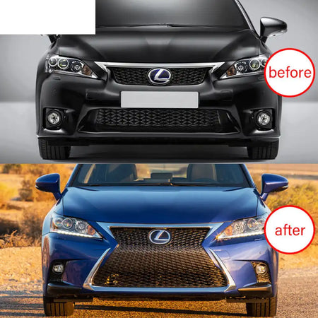 2011-2013 Lexus CT200h F Sport Style Unpainted Front Bumper Cover PP