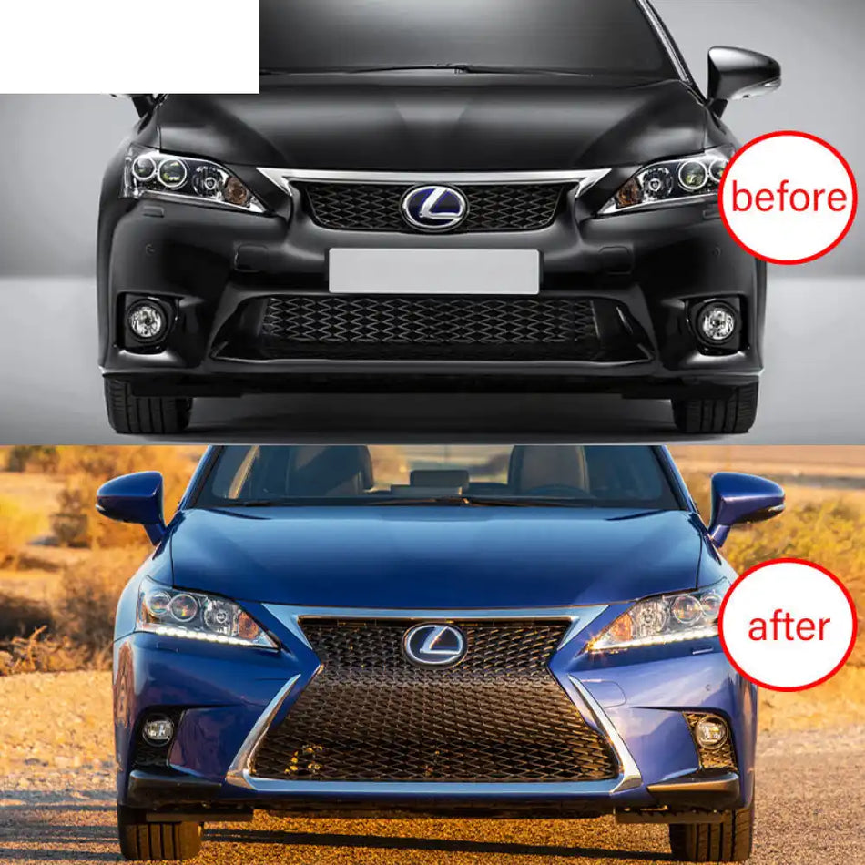 2011-2013 Lexus CT200h F Sport Style Unpainted Front Bumper Cover PP