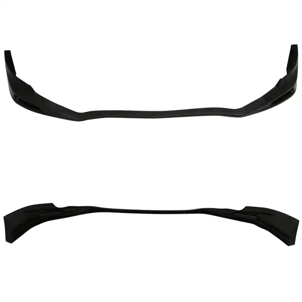 2011-2014 Acura TSX Unpainted Black Front Bumper Lip PU Unpainted Black