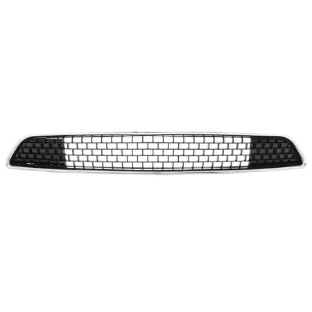 2011-2014 Chrysler 300 SRT8 Front Bumper Lower Grille SRT8 Style Chrome& Gloss Black ABS Mesh Grill Replacement Chrome&