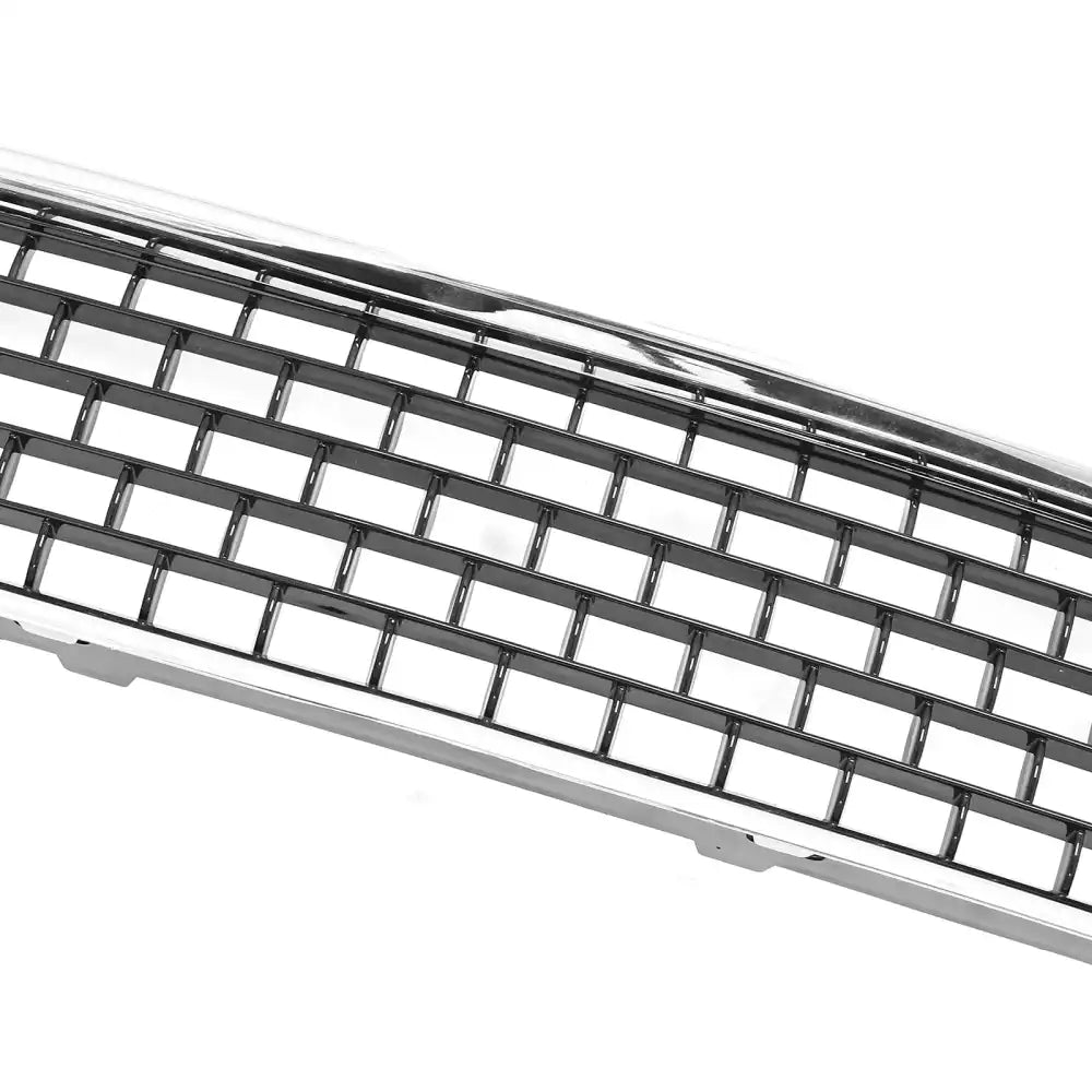 2011-2014 Chrysler 300 SRT8 Front Bumper Lower Grille SRT8 Style Chrome& Gloss Black ABS Mesh Grill Replacement Chrome&