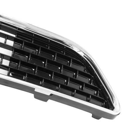 2011-2014 Chrysler 300 SRT8 Front Bumper Lower Grille SRT8 Style Chrome& Gloss Black ABS Mesh Grill Replacement Chrome&