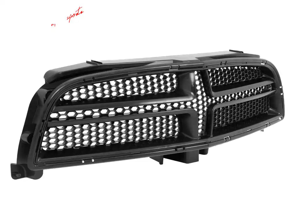 2011-2014 Dodge Charger Front Bumper Conversion Grilles SRT8 Style Black PP