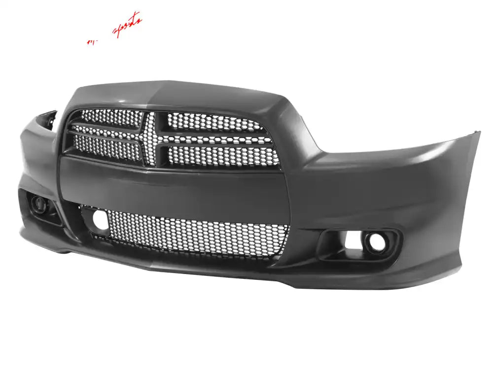2011-2014 Dodge Charger Front Bumper Conversion Grilles SRT8 Style Black PP