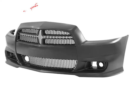 2011-2014 Dodge Charger Front Bumper Conversion Grilles SRT8 Style Black PP