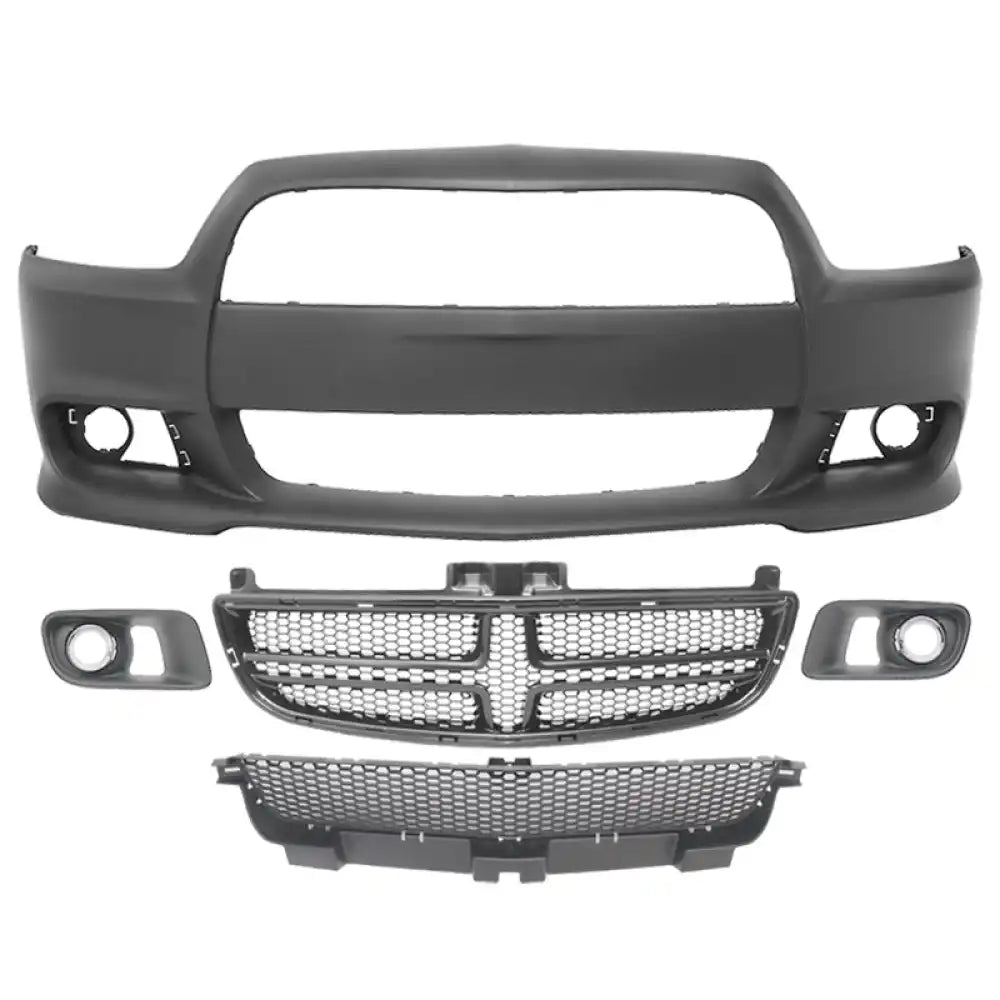 2011-2014 Dodge Charger Front Bumper Cover SRT8 Style Unpainted PP