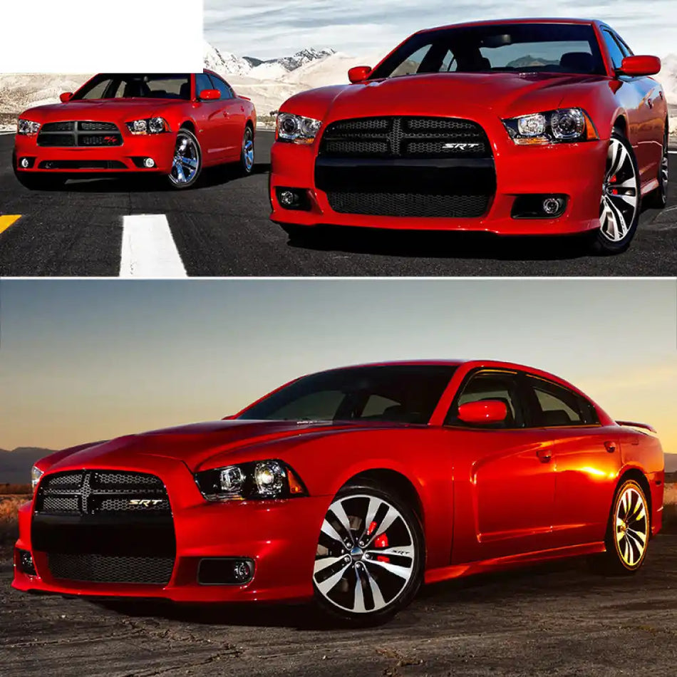 2011-2014 Dodge Charger Front Bumper Cover SRT8 Style Unpainted PP