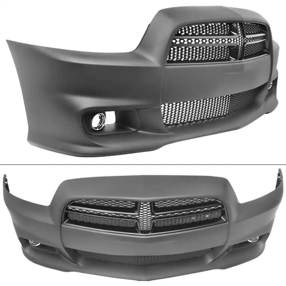 2011-2014 Dodge Charger Front Bumper Cover SRT8 Style Unpainted PP