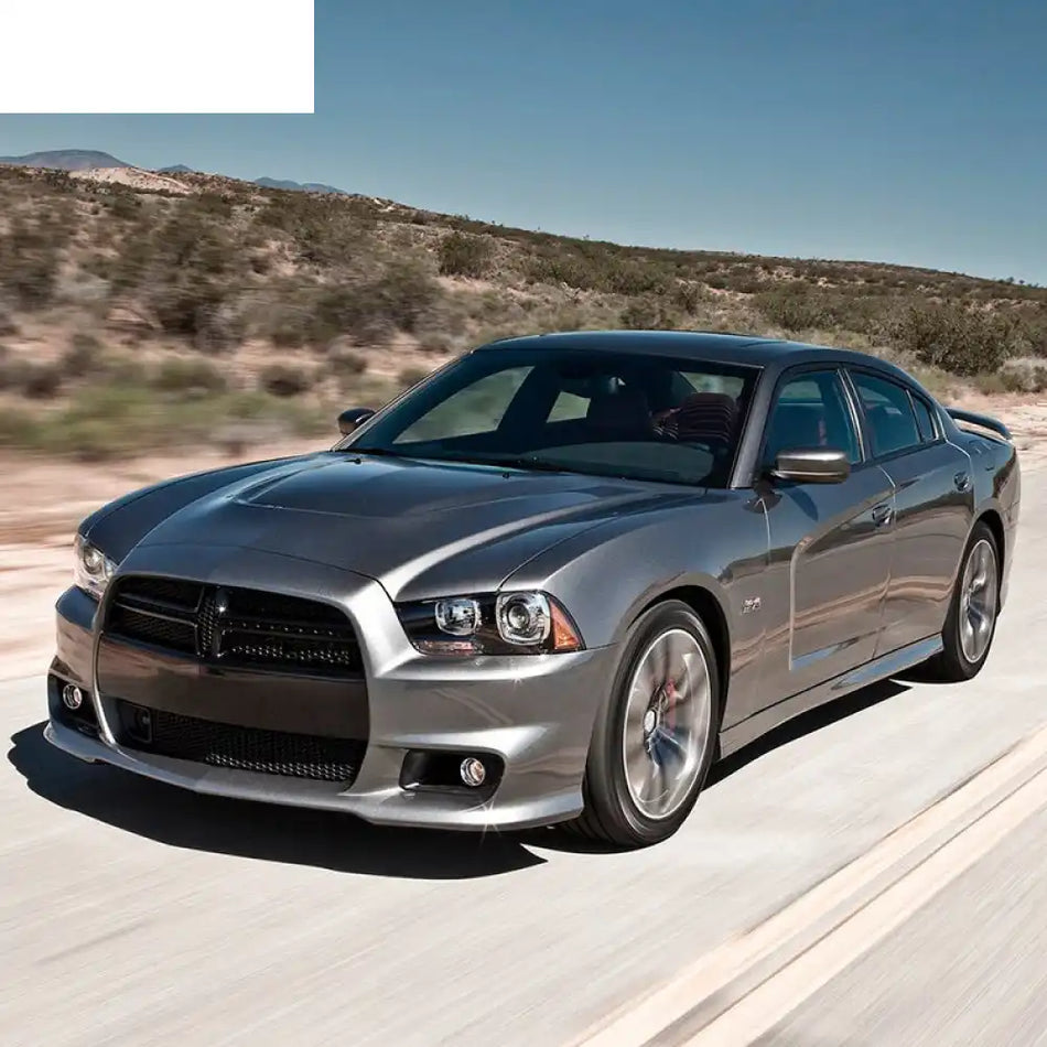 2011-2014 Dodge Charger Hood Replacement SRT 392 Style Aluminum Black