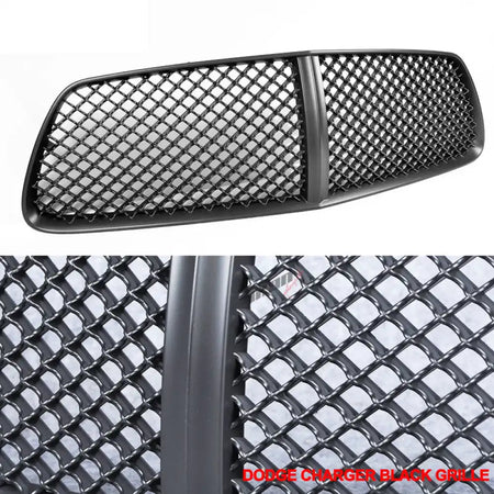 2011-2014 Dodge Charger RT SXT SE Pursuit Front Bumper Grille ABS