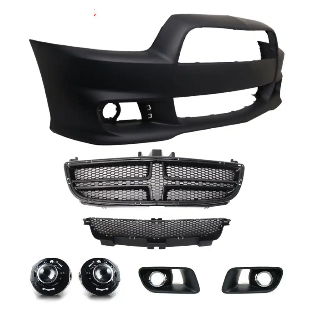 2011-2014 Dodge Charger SRT OE Black Front Bumper Conversion Cover PP