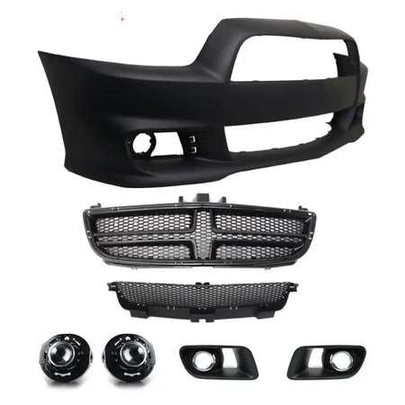 2011-2014 Dodge Charger SRT OE Black Front Bumper Conversion Cover PP