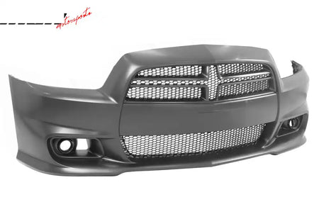 2011-2014 Dodge Charger SRT8 Front Bumper Cover + Grilles Unpainted PP