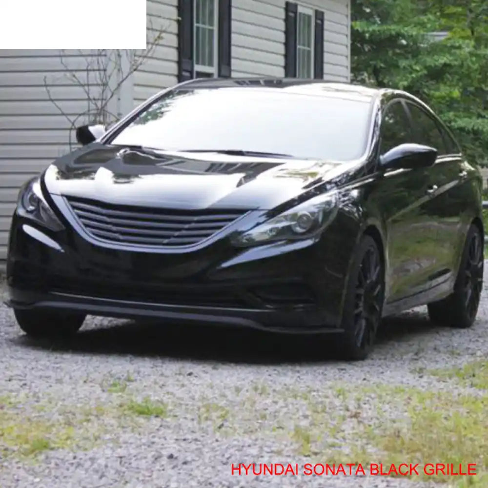 2011-2014 Hyundai Sonata Horizontal Style Front Upper Hood Grille ABS