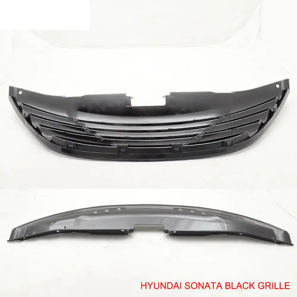 2011-2014 Hyundai Sonata Horizontal Style Front Upper Hood Grille ABS
