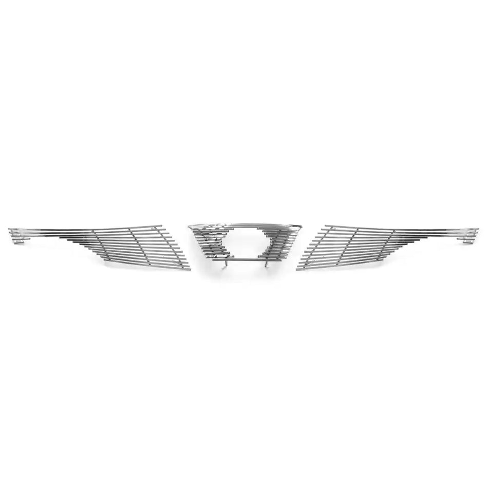 2011-2014 Nissan Juke Chrome Front Bumper Upper Billet Grille Insert Chrome