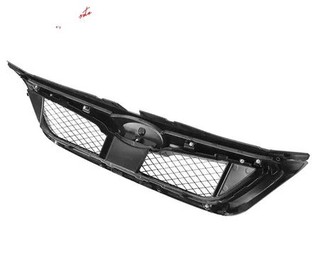 2011-2014 Subaru Impreza WRX OE Style Grille Gloss Black W/ Gray ABS
