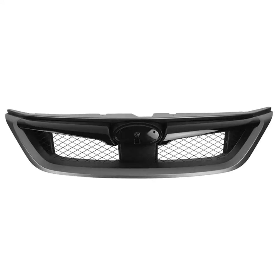 2011-2014 Subaru Impreza WRX OE Style Grille Gloss Black W/ Gray ABS