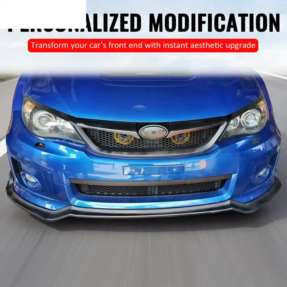 2011-2014 Subaru Impreza WRX & WRX STI Honeycomb Style Front Bumper Lower Grille Insect Prevention Carbon Fiber Print