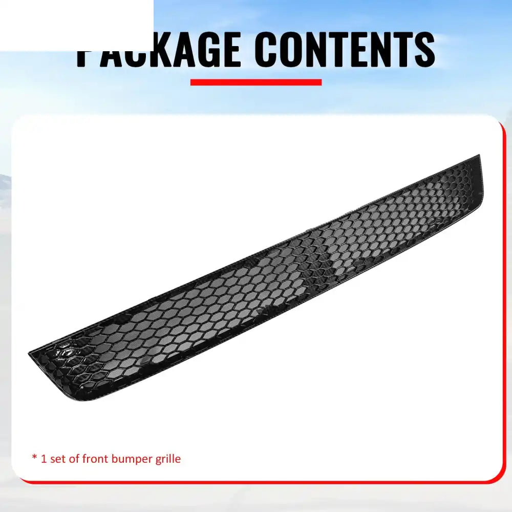 2011-2014 Subaru Impreza WRX & WRX STI Honeycomb Style Front Bumper Lower Grille Insect Prevention Carbon Fiber Print