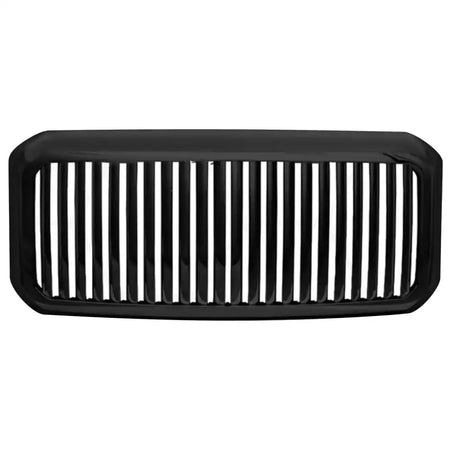 2011-2015 Ford F-250 F-350 Vertical Style Black Front Upper Grille ABS Black