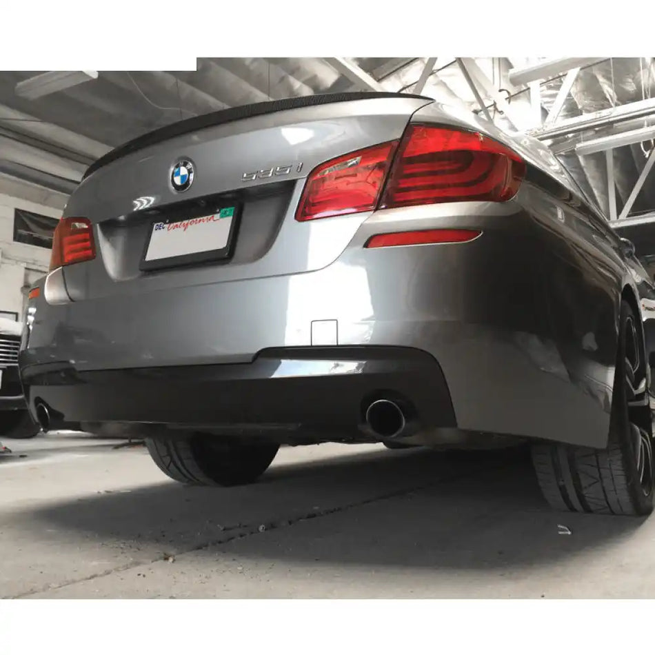 2011-2016 BMW 5 F10 MTech Style Twin Outlet Rear Bumper Conversion