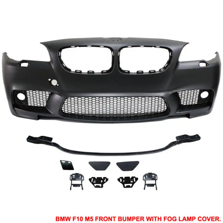 2011-2016 BMW 5-Series F10 M5 Style Front Bumper with Fog Lights